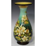 A Doulton Lambeth faience pottery vase, late 19th/early 20th century, decorated by Matilda S. Adams,
