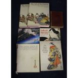 A collection of Japanese art reference books, all relating to prints, including 'The Art of