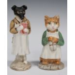 Two Beswick Beatrix Potter figures, 'Ginger' and 'Pickles', both BP-3b.Buyer’s Premium 29.4% (