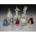 Two Coalport bone china Golden Age limited edition figures, 'Alexandra At The Ball', No. 1747 of