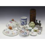 A collection of Chinese and Japanese porcelain and works of art, 18th century and later, including