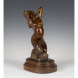 Bobbie Carlyle - Eve, Earth Mother, a late 20th century American patinated cast bronze figure of a