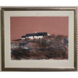 David Humphreys - 'Dorset Farm', 20th century colour lithograph, signed, titled and inscribed '