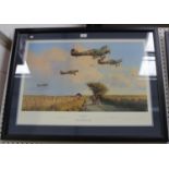 Robert Taylor - 'Glorious Summer', 20th century colour print, signed by the artist and six pilots in