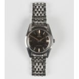 An Omega Seamaster Automatic steel circular cased gentleman's bracelet wristwatch, circa 1962, the