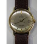 An Omega Seamaster De Ville Automatic gilt metal fronted and steel backed gentleman's wristwatch,