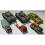 A collection of Matchbox 1-75 and Models of Yesteryear cars and commercial vehicles, together with a