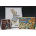 A Frederick Warne & Co plywood jig-saw puzzle 'Peter Rabbit', boxed, complete and framed (box