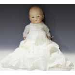 An Armand Marseille bisque head Dream Baby doll, impressed 'AM 541/5K', with painted moulded hair,