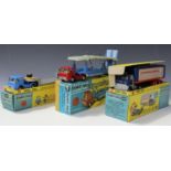 Three Corgi Toys Major commercial vehicles, comprising a No. 1105 'Carrimore' car transporter, a No.