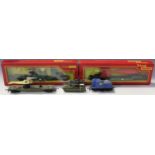 A collection of Tri-ang Railways gauge OO Battle Space and NATO rolling stock, including an R.128K