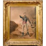 Thomas Heaphy 1775/1835 - Military officer in the Peninsula Campaign, watercolour, signed and