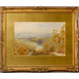 V Allan - a pair, River Wye near Chepstow & Colwall Rocks on the River Wye, signed watercolours,