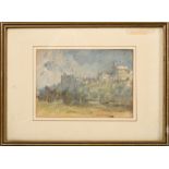 Unsigned - Windsor Castle, watercolour and pastiche, framed and glazed, 5.5in x 7.25in.