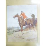 A coloured hunting print after Cecil Aldin,