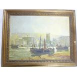 William Benner - oil on board "St Ives", signed, inscribed to verso,