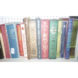 Twelve various Folio Society volumes in slip cases