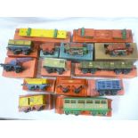 Hornby 00 gauge - boxed M1-2 clockwork locomotive and boxed tender;