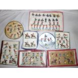 A selection old painted lead soldier figures including Infantryman,