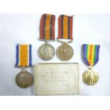 A rare pair of medals awarded for the Defence of Ookiep in 1902:- Queen's South Africa Medal