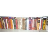 A selection of approximately 30 various folio Society volumes,