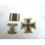 A Second War German iron cross,