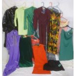 A quantity of 1950's/60's ladies clothing