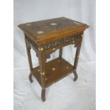 A Middle Eastern rectangular occasional table,