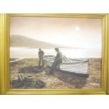 Ian Nathan - oil on board "The End of the Day", signed,