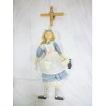 A large unusual marionette type puppet "Alice",