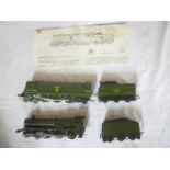 Hornby OO gauge - Dinton Hall locomotive and tender and a kit-built Biggin Hill locomotive and