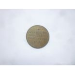 An 18th Century bronze halfpenny token for Falmouth Independent Volunteers 1797