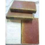 Milton's Poetical works, two vols, 1853, calf; and a Memoir of Baron Bunsen, two vols, 1868,