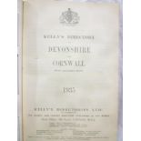 Kelly's Directory of Devonshire and Cornwall 1935, one Vol,