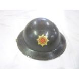 A Second War Home Service Fireman's Helmet for the Hampshire Fire Service