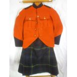 A child's uniform of Queen Victoria's School, Dunblane,