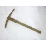 A First War pioneer's pick axe with painted wood handle