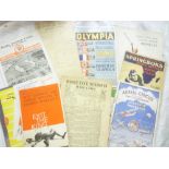 A selection of various programmes including Captain Barnard's Aerial Circus,