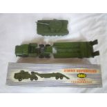 Dinky Super Toys - 660 Tank Transporter in original box together with an unboxed Centurion tank