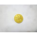 An EIIR 1967 gold sovereign (ef)
