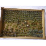 A tray containing a selection of war-gaming figures - American Civil War including figures on