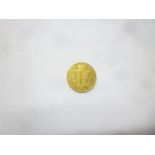 A Victorian 1883 gold shield-back half sovereign (vf/ef)