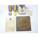 A First War Casualty group of medals to J Stalker,