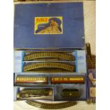 Hornby Dublo - EDP11 SIlver King passenger train set in original box together with additional track