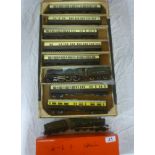 Triang OO gauge - Trematon Hall locomotive and tender;