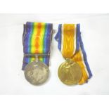 A pair of First War medals awarded to No.75821 Gnr.A Waters R.A.