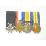 A group of four medals awarded to Captain F W Goyder R.A.M.C.