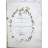 Seringe (NC) Souvenir de la Suisse - album of mid 19th Century pressed alpine flowers and leaves