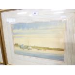 D Wincup - watercolour "Southwold Scene", signed, labelled to verso,