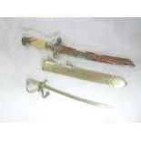 An unusual miniature Second War German RAD dagger,